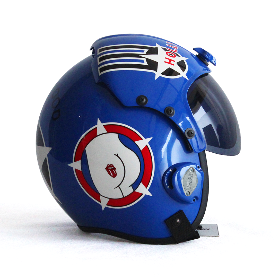 HGU-33 Top Gun Hollywood Flight Helmet Movie Prop - Image 10