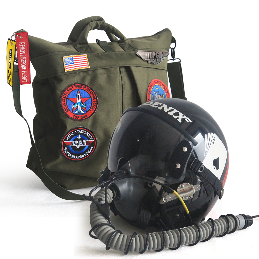 HGU-55 Top Gun 2 Maverick 2022: Phoenix Flight Helmet Movie Prop of USN United States Navy Pilot Aviator