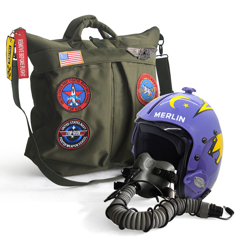 HGU-33 Top Gun Merlin Flight Helmet Movie Prop