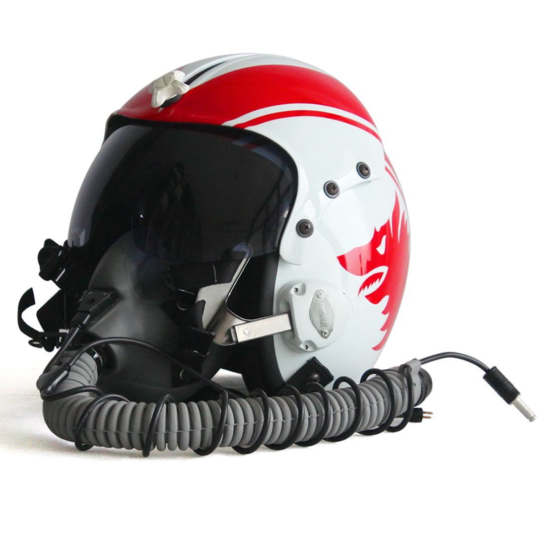 HGU-33 Wolfpack Flight Helmet Movie Prop of USN United States Navy Pilot Aviator - Image 10