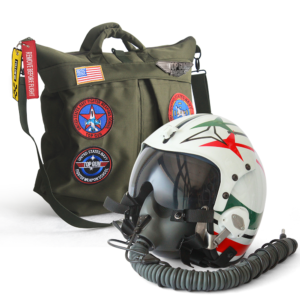 HGU-33 Tricolori Flight Helmet Movie Prop of USN United States Navy Pilot Aviator