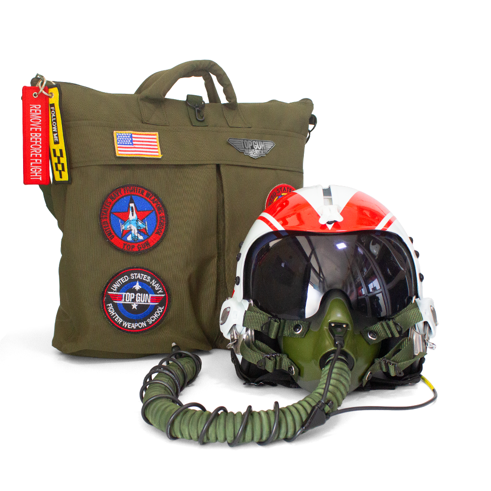 HGU-33 Wolfpack Flight Helmet Movie Prop of USN United States Navy Pilot Aviator - Image 9