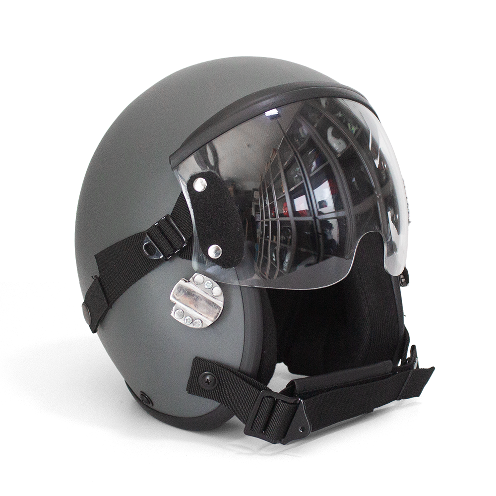 HGU-55 Plain Grey Flight Helmet Movie Prop of USN United States Navy Pilot Aviator - Image 9