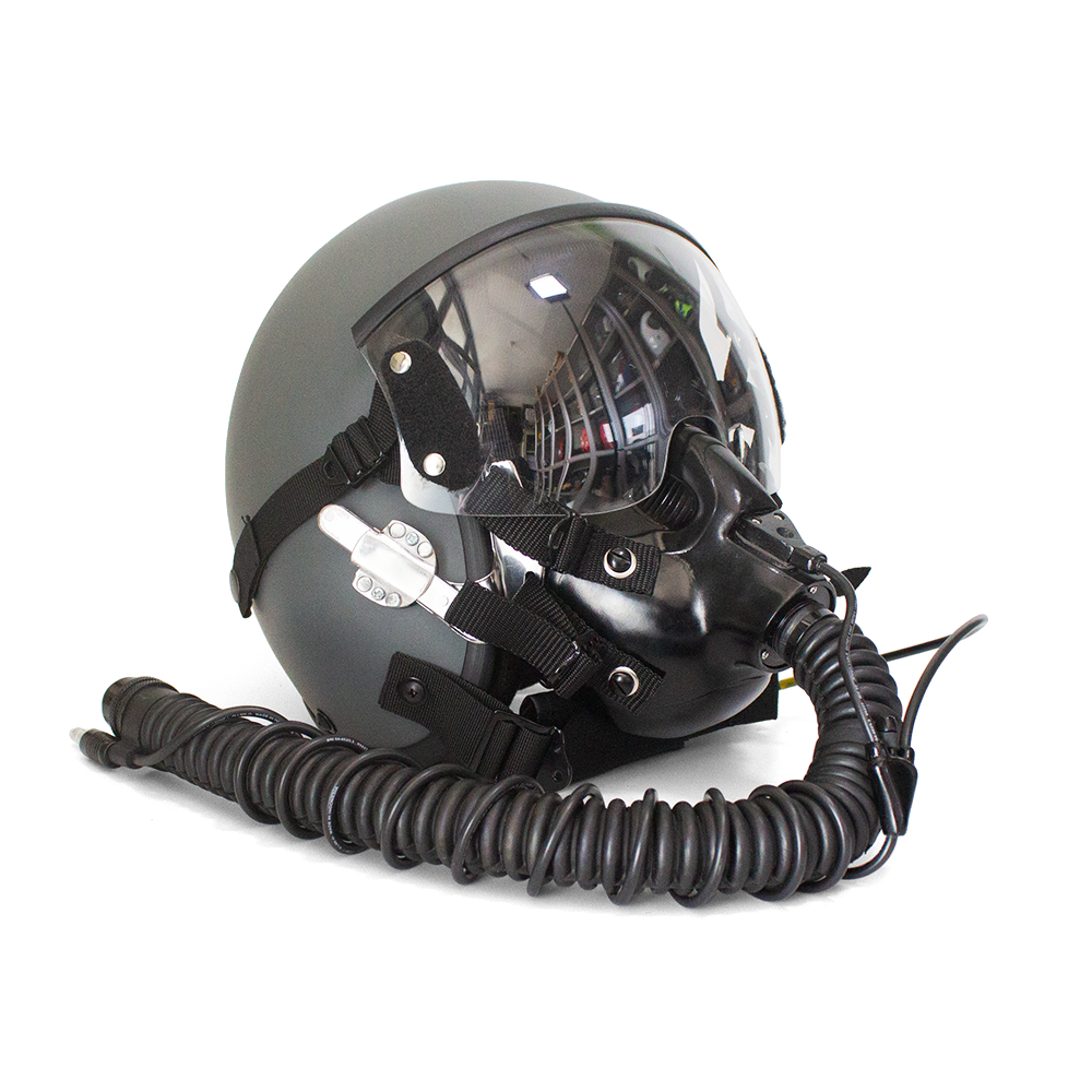HGU-55 Plain Grey Flight Helmet Movie Prop of USN United States Navy Pilot Aviator - Image 14