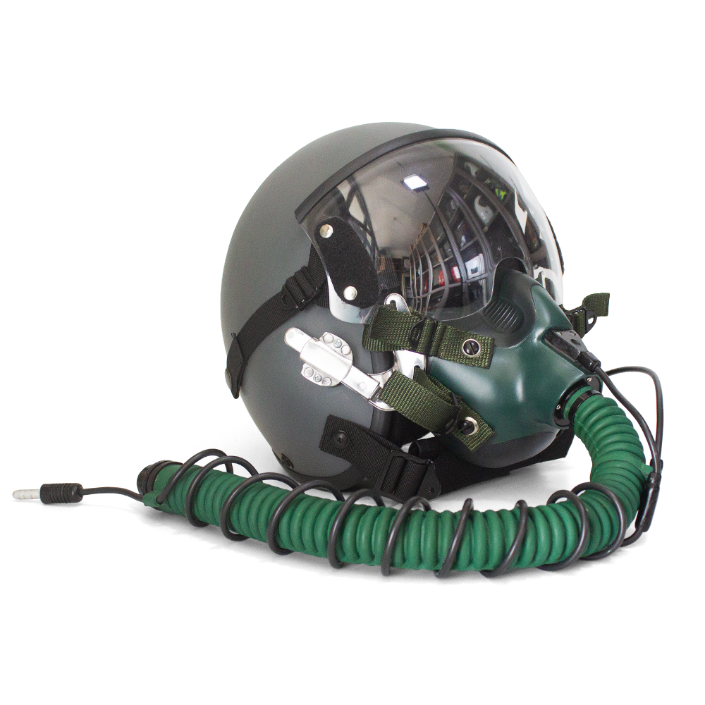 HGU-55 Plain Grey Flight Helmet Movie Prop of USN United States Navy Pilot Aviator - Image 16