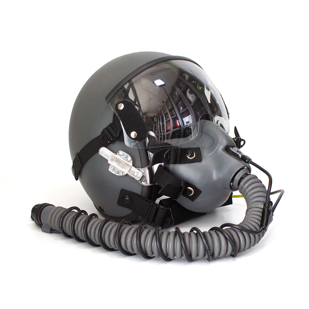 HGU-55 Plain Grey Flight Helmet Movie Prop of USN United States Navy Pilot Aviator - Image 17