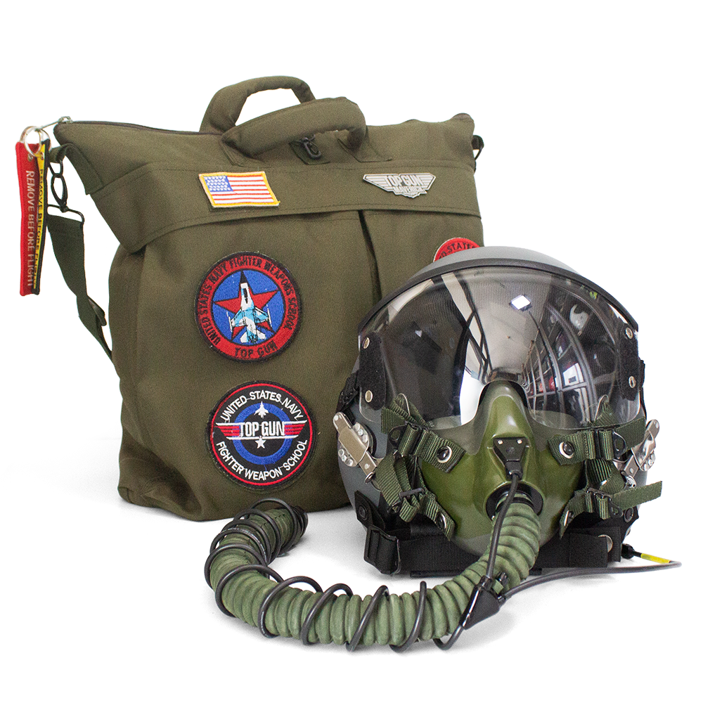 HGU-55 Plain Grey Flight Helmet Movie Prop of USN United States Navy Pilot Aviator - Image 19