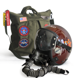 HGU-55 Harvard Flight Helmet Movie Prop of USN United States Navy Pilot Aviator