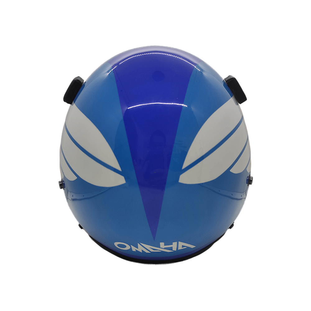 HGU-55 Blue Omaha Helmet Movie Prop of USN United States Navy Pilot Aviator - Image 6