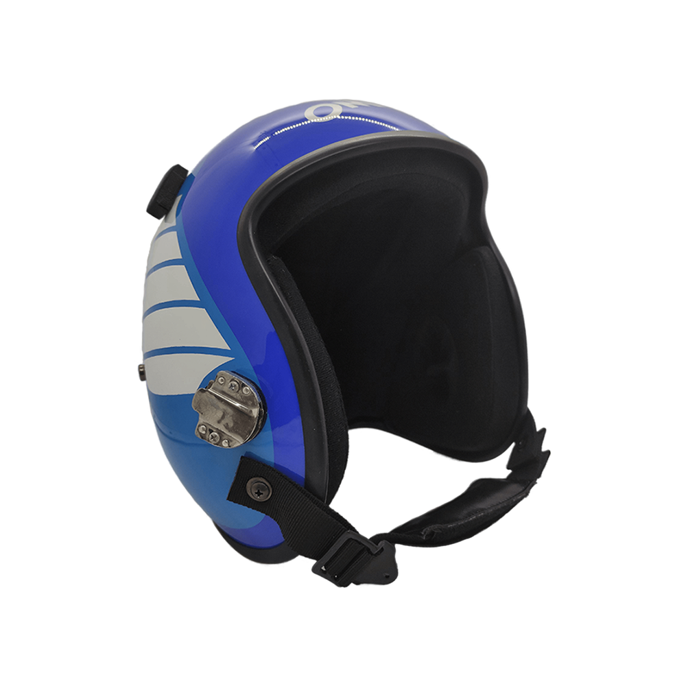 HGU-55 Blue Omaha Helmet Movie Prop of USN United States Navy Pilot Aviator - Image 9