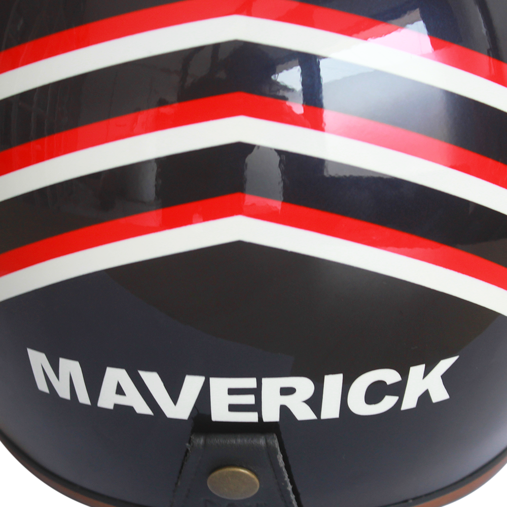 RSV Classic Top Gun Maverick Airbrush Motorcycle Helmet - Image 8